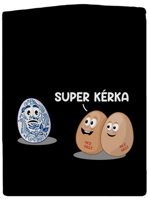 Super kérka pánská mikina na zip Black