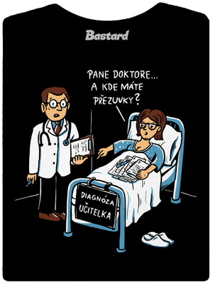 Diagnóza učitelka dámské tričko Black