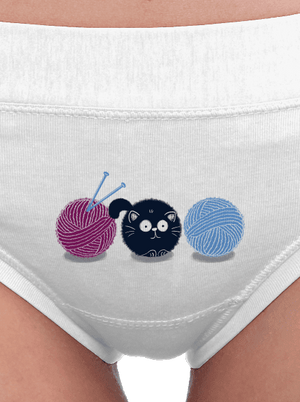 Klubíčko dámské kalhotky White
