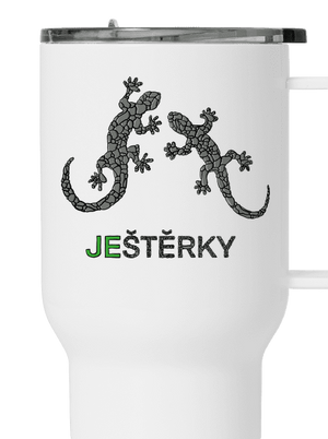 Ještěrky termohrnek White