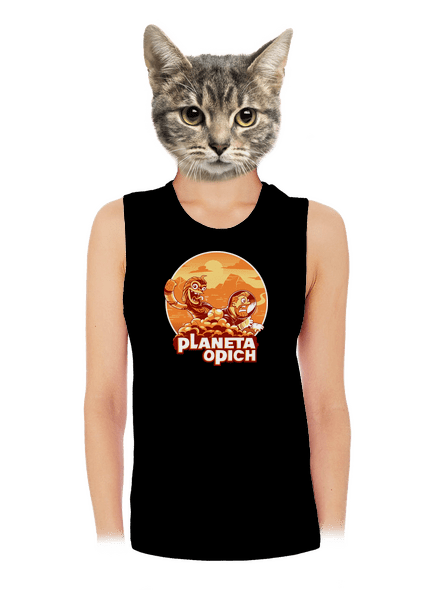 Planeta opich dámské tílko volné Black
