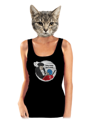 Český hokej dámské tílko klasické Black