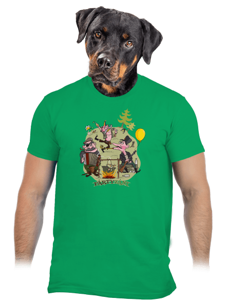 Pártyzáni pánské tričko Kelly Green