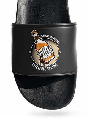 Save Water pantofle Black