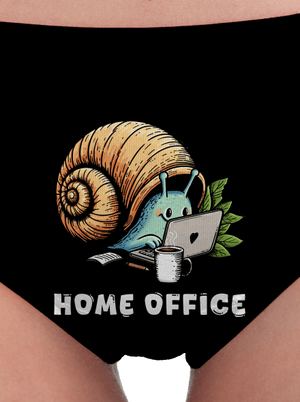 Šnekův home office dámské kalhotky Black