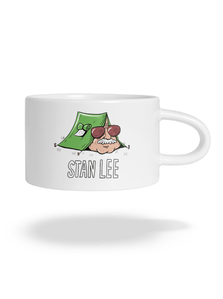 Stan Lee hrnek makronka White