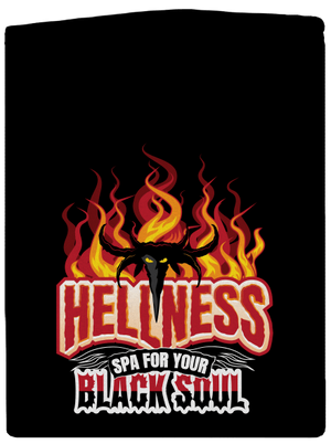 Hellness pánská mikina na zip Black