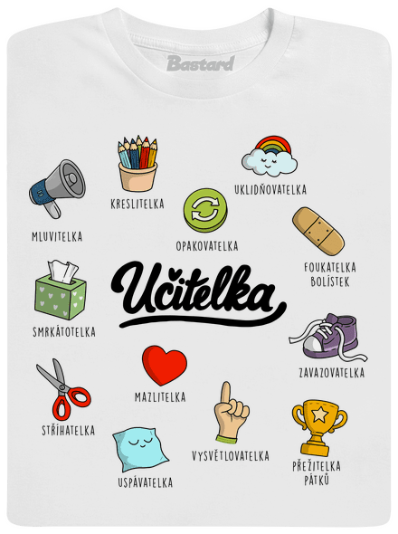 Učitelka dětské tričko White