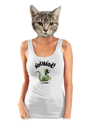 Ádéhádě dámské tílko klasické White