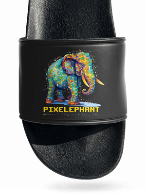 Pixelephant pantofle Black