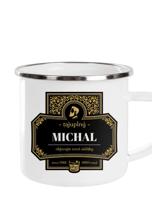 Alkoholová etiketa plecháček White