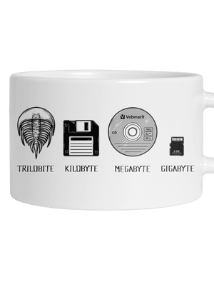 Trilobite hrnek makronka White