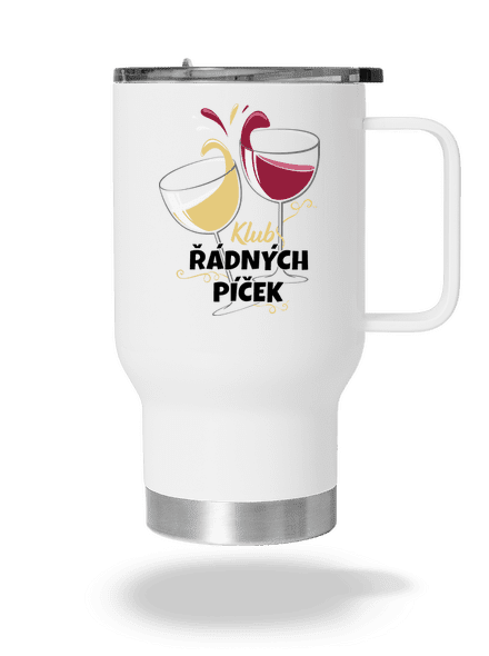 Klub řádných píček termohrnek White