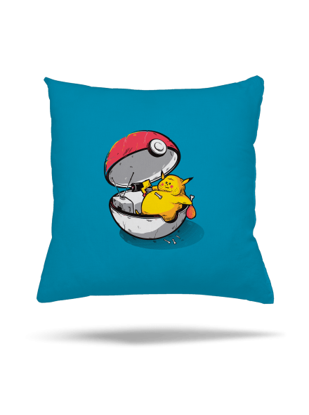 Konec pokémona polštář Blue Turquoise