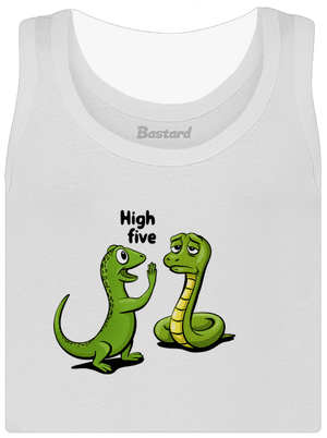 High Five dámské tílko klasické White