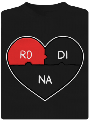 Rodinné puzzle dětské sportovní tričko Black