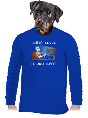 Ještě level pánské dlouhý rukáv Royal Blue