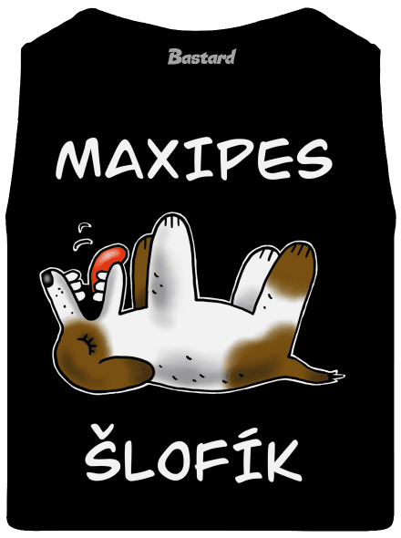 Maxipes Šlofík pánské tílko Black