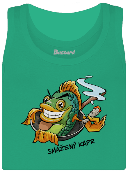 Smažený kapr dámské tílko klasické Mint Mal