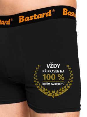 Vždy připraven boxerky Black