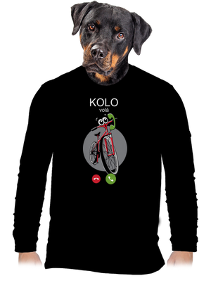 Kolo volá pánské dlouhý rukáv Black