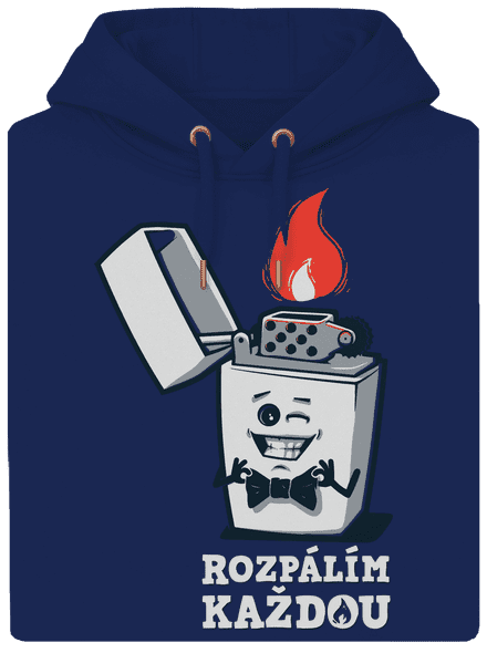 Rozpálím každou unisex mikina premium Navy