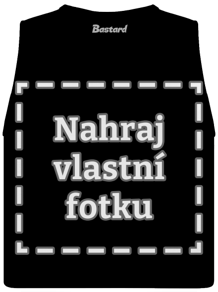 Vlastní potisk dámské tílko volné Black