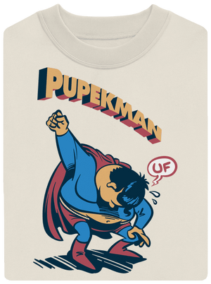 Pupekman unisex mikina bez kapuce Off White