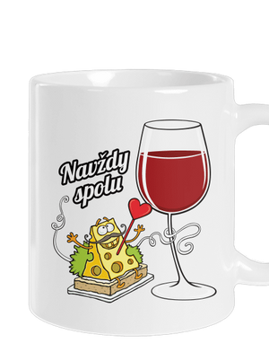 Navždy spolu klasický hrnek White