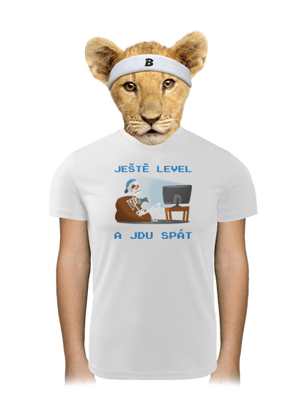 Ještě level dětské sportovní tričko White