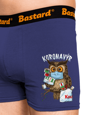 Koronavýr boxerky Blue Navy