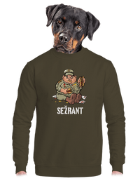 unisex mikina bez kapuce