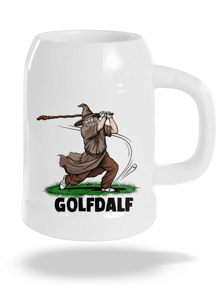 Golfdalf půllitr White