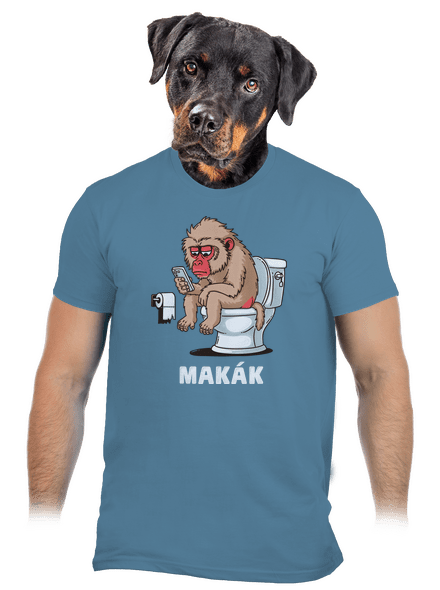 Makák pánské tričko Stone Blue