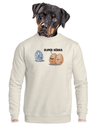 unisex mikina bez kapuce