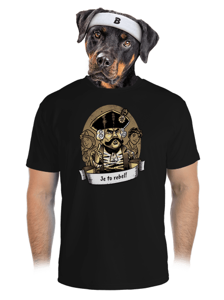 B14: S čerty nejsou žerty pánské sportovní tričko Black