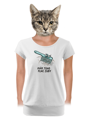 dámské tričko s lemem