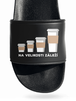 Na velikosti záleží pantofle Black