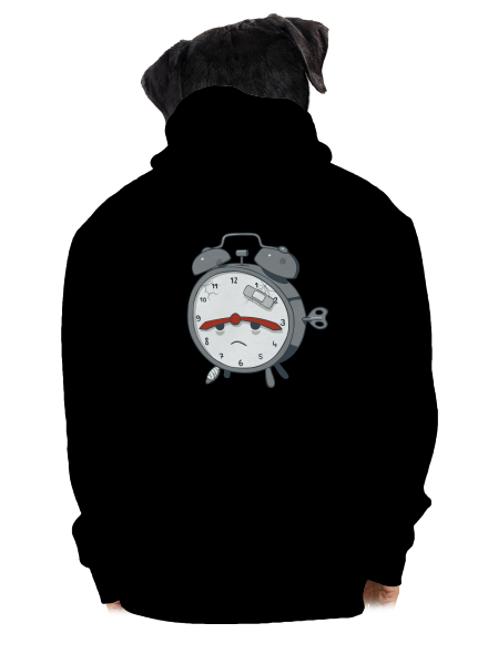 Budíček pánská mikina na zip Black
