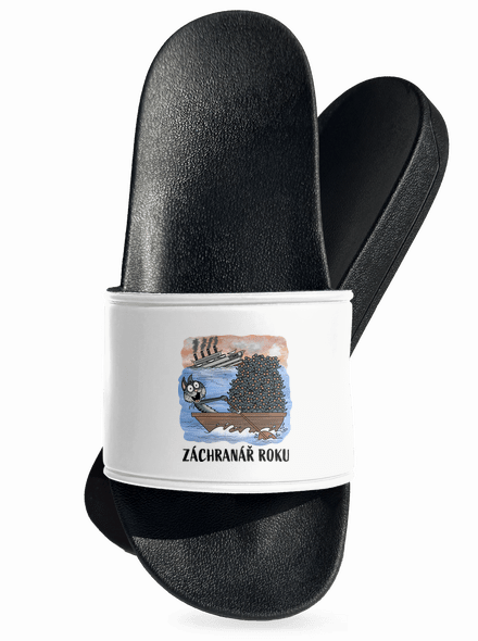 Záchranář roku pantofle White