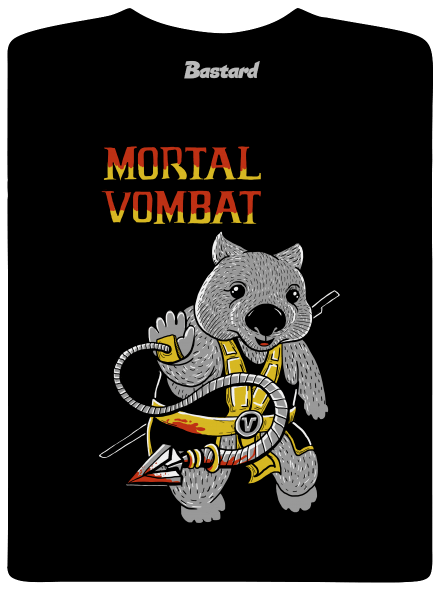 Mortal Vombat pánské dlouhý rukáv Black