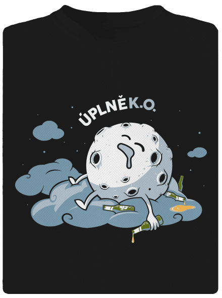 Úplně K. O. pánské sportovní tričko Black
