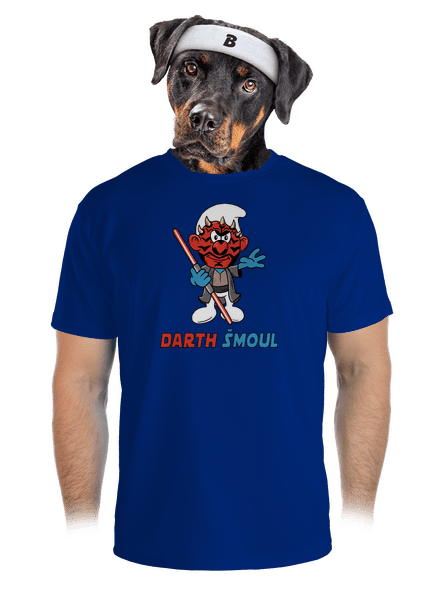 Darth Šmoul pánské sportovní tričko Royal Blue Mal