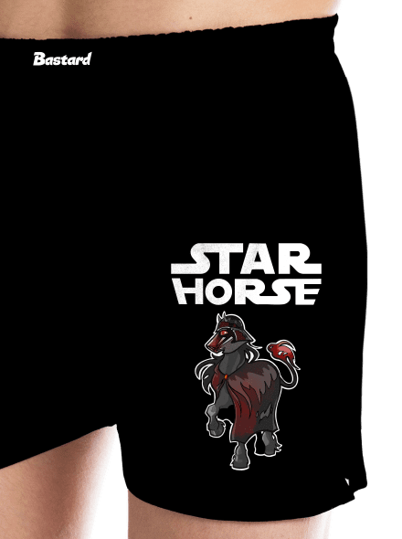 Star horse pánské trenky Black