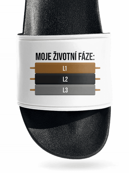 Moje životní fáze pantofle White