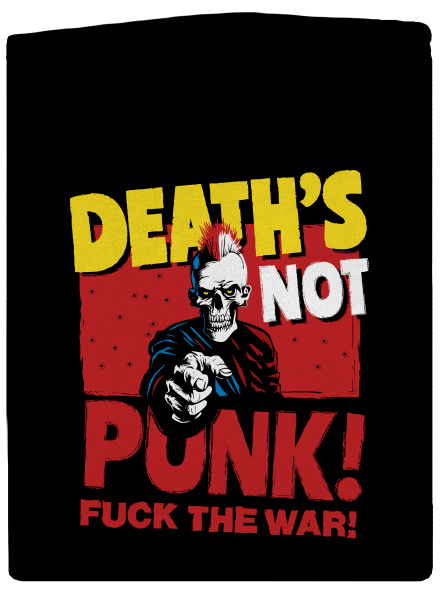 Death's not punk dámská mikina na zip Black