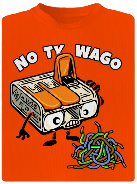 Wago svorka pánské sportovní tričko Neon Orange