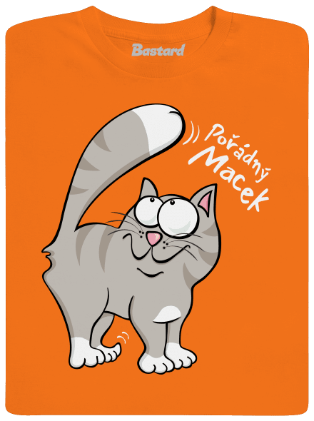 Macek a Micina pánské tričko Orange