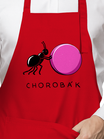 Chorobák zástěra Red