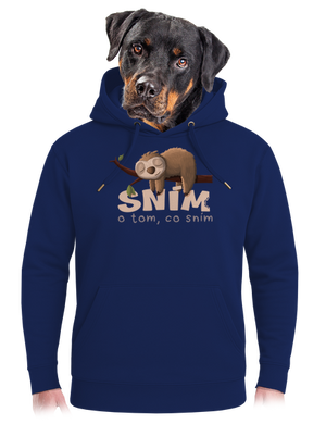 Sním o tom, co sním unisex mikina premium Navy